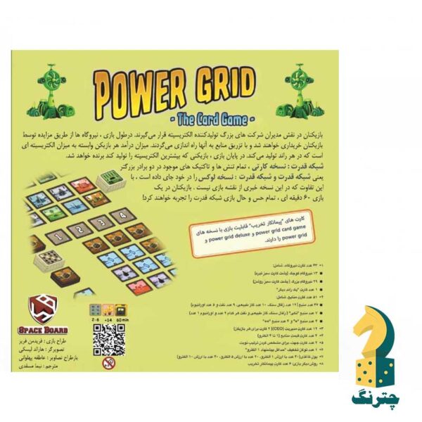 بازی رومیزی پاورگرید کارتی - تصویر 2