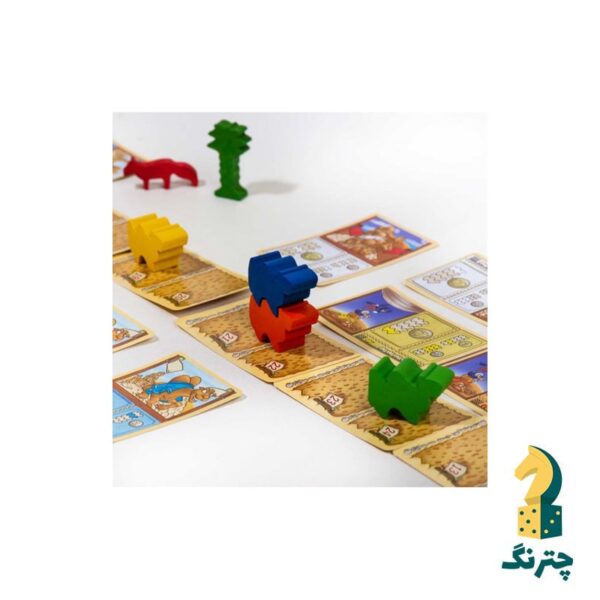 بازی رومیزی شتر سواری نسخه کارتی به همراه افزونه تسخیر جام(بازی camelupcards) - تصویر 2