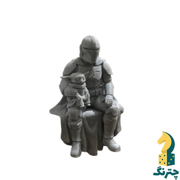 فیگور مندلورین و بیبی یودا (اکشن فیگور استاروارز)